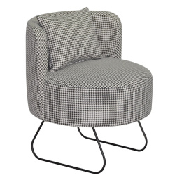 Armchair LEVER houndstooth