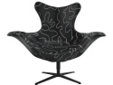 Fotel obrotowy Abstract Black