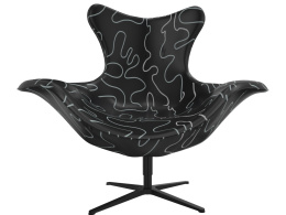 Swivel Chair U25 Abstract Black