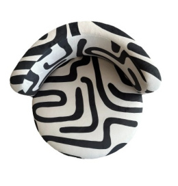 Available in stock, shipping 48h SWIVEL ARMCHAIR BLACK LINE NO.1