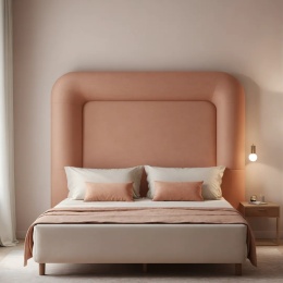 Upholstered bed LUMA