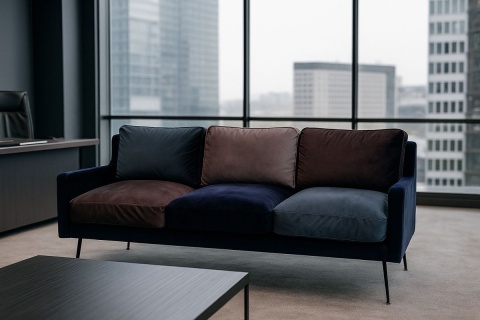 Plum Gepolstertes Sofa Nr. 4