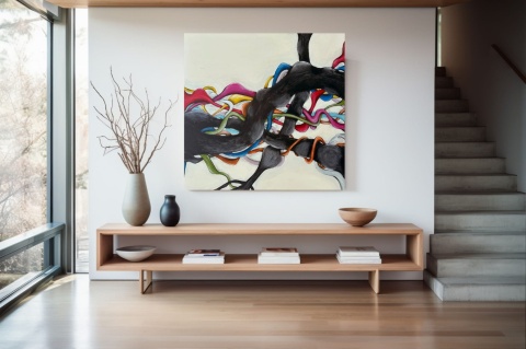 " TREE OF LIFE" Obraz na płótnie akryl