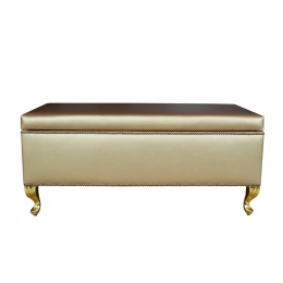 Upholstered seat pouf Luxe 2
