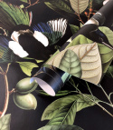 Magpie Black wallpaper by Wallcolors rolka 100x200