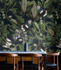 Magpie Black wallpaper by Wallcolors rolka 100x200