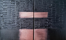 " Black with copper " 2 part structural painting