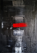 "RED LINE 1 " Painting on canvas acrylic