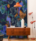 Blue Parrots wallpaper by Wallcolors rolka 100x200