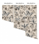 Jungle Team Beige Tapeten von Wallcolors roll 100x200