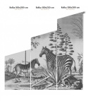 Zebra on Agave wallpaper by Wallcolors rolka 100x200