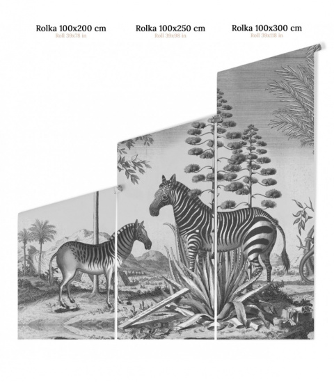 Tapeta Zebra on Agave od Wallcolors rolka 100x200 Tapeta Zebra on Agave od Wallcolors rolka 100x200