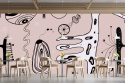 "MURAL BLACK & WHITE NO.5:Wallpaper by Katarzyna Jasyk , roll 100x 200