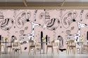 "MURAL BLACK & WHITE NO.5:Wallpaper by Katarzyna Jasyk , roll 100x 200