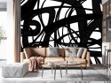 „TAPETA BLACK & WHITE NO.6" Wallpaper by Katarzyna Jasyk , rolka 100x 200