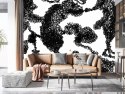 "WALLPAPER BLACK & WHITE NO.7" Wallpaper by Katarzyna Jasyk , roll 100x 200