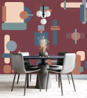 "WALLPAPER LE CORBUSIER NO.3" Wallpaper by Katarzyna Jasyk , roll 100x 200