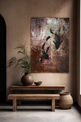 Gemälde „KOI“ Acryl auf Leinwand 100x70 cm
